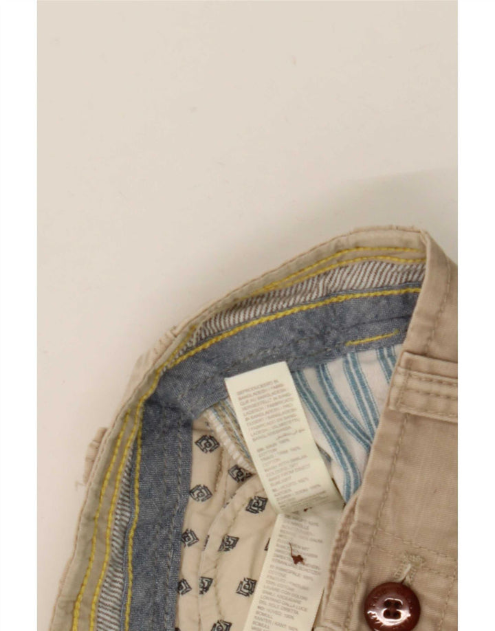 Pantaloncini cargo da uomo Fat Face W32 Cotone beige medio