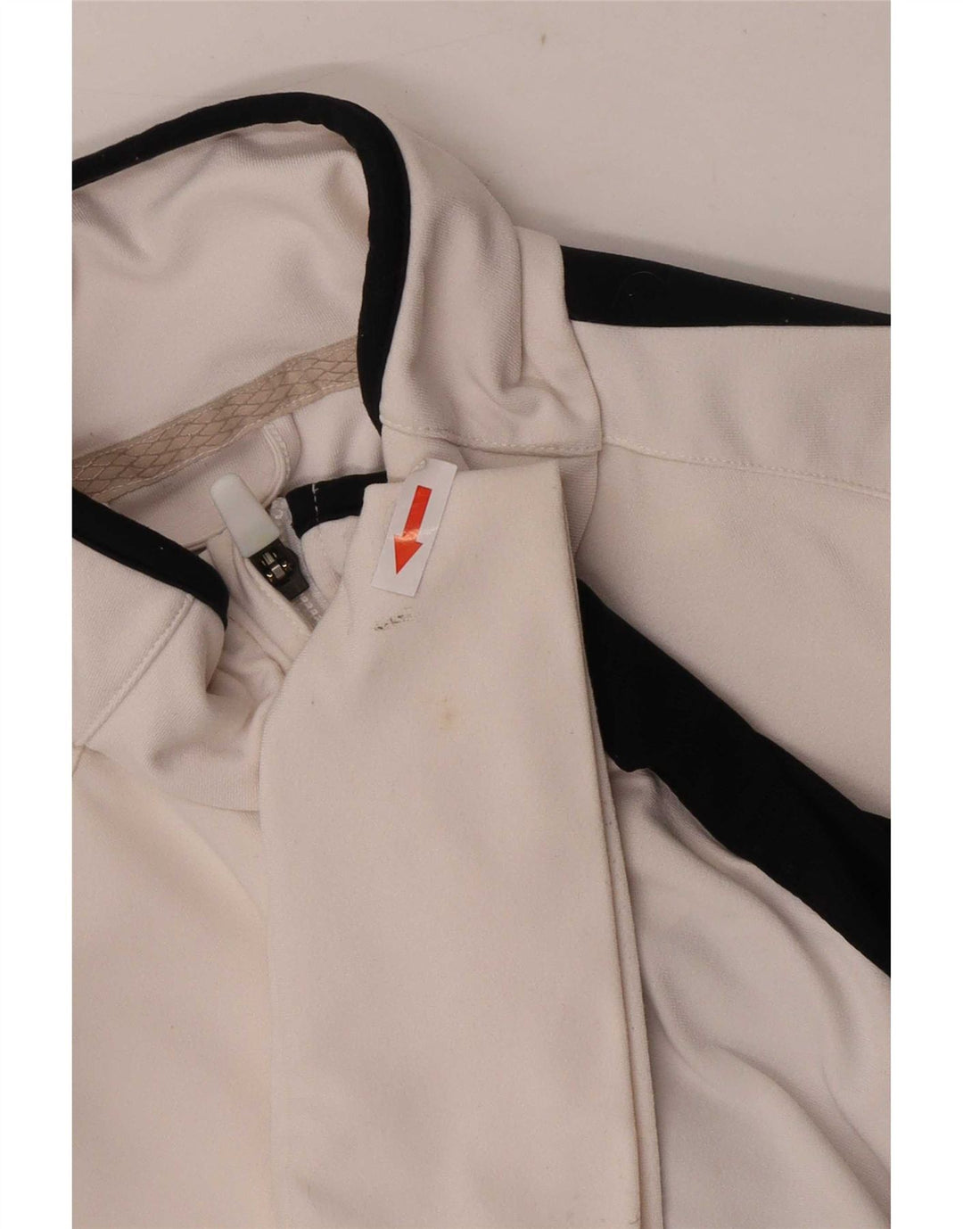 Giacca da tuta da donna Nike Dri Fit Top Jacket UK 12 Medium White Colourblock