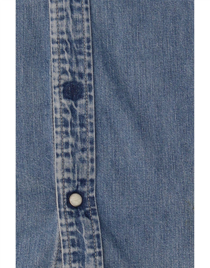 Camicia di jeans da uomo Levi's in cotone blu medio