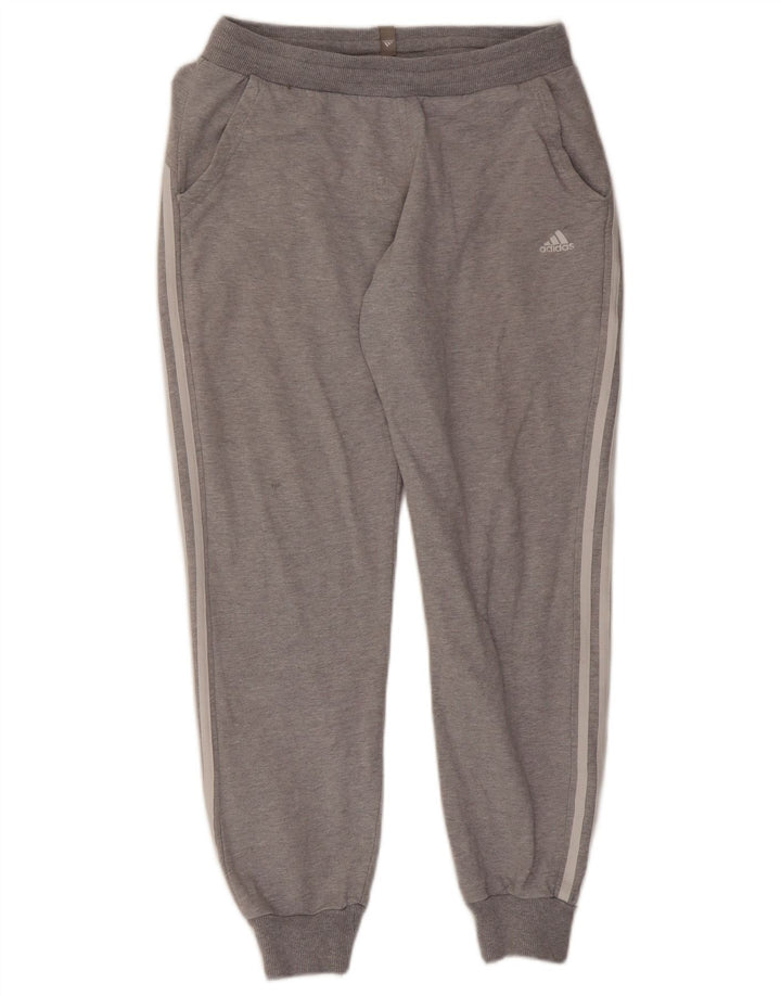 Pantaloni da tuta da donna Adidas Joggers in cotone grigio medio