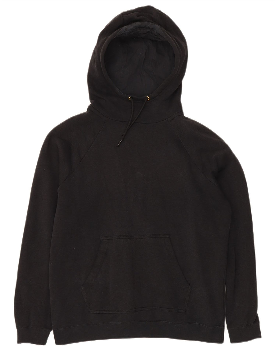 Felpa con cappuccio da uomo NIKE, cotone nero medio