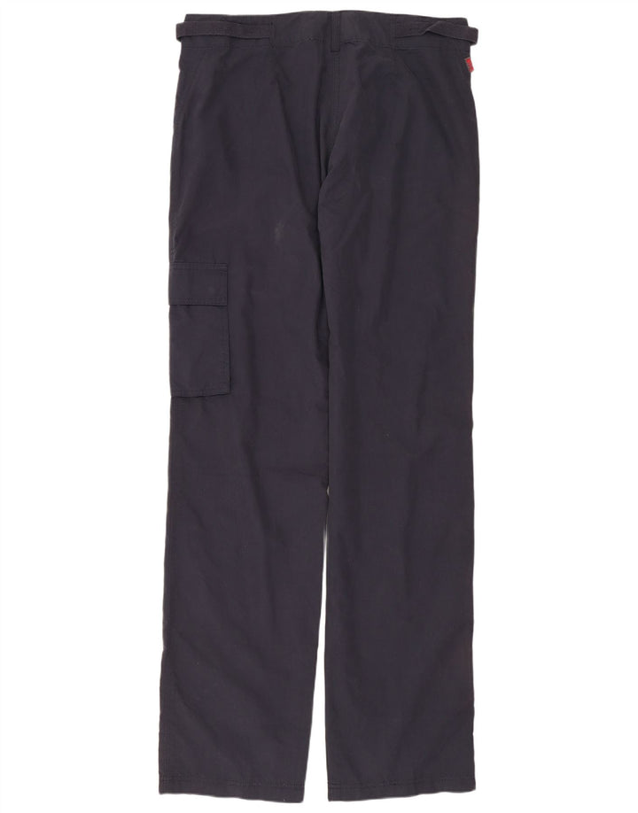 Pantaloni cargo dritti da donna Slam IT 44 medio W32 L35 cotone blu navy