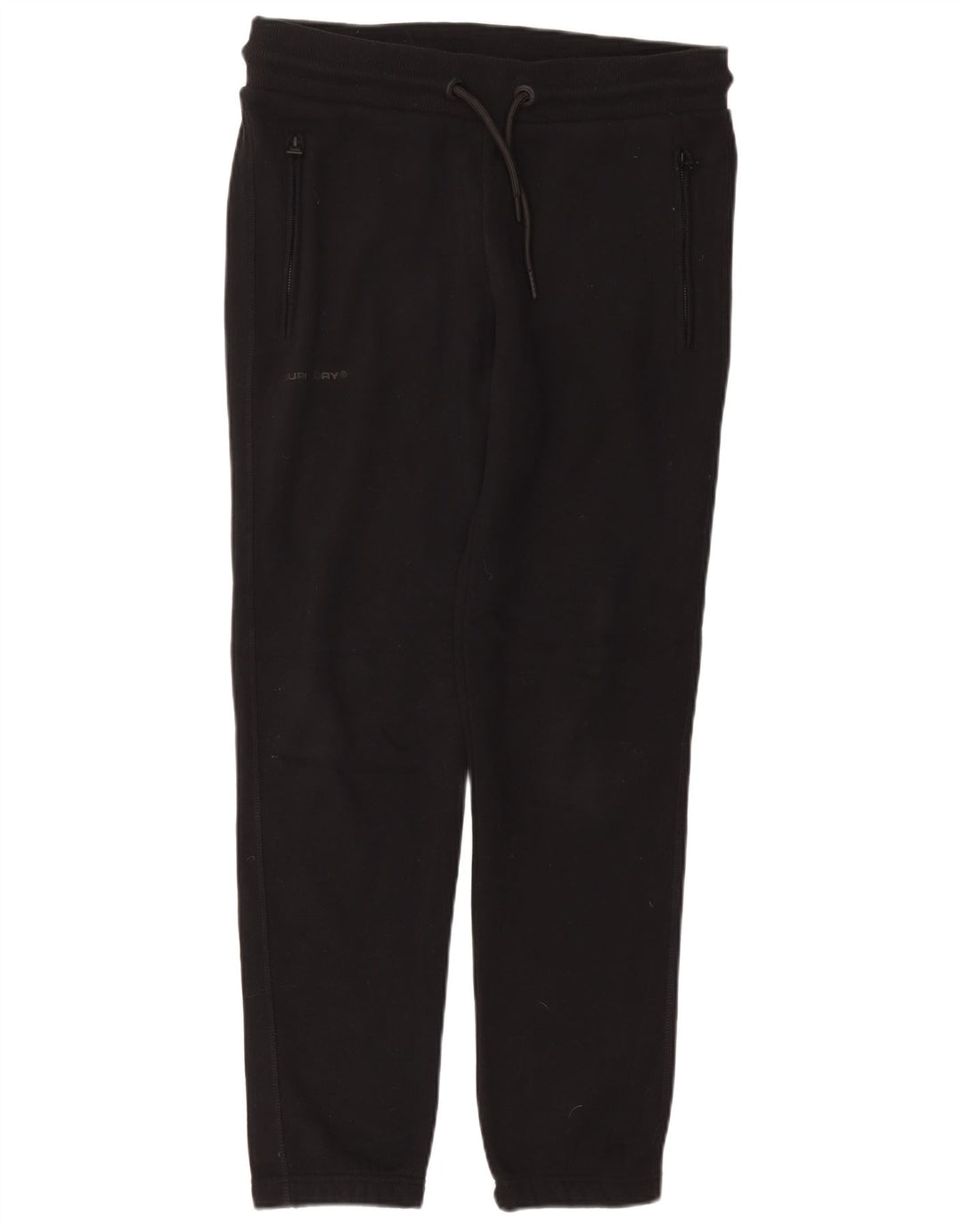 Pantaloni da tuta da uomo SUPERDRY Joggers grandi in cotone nero