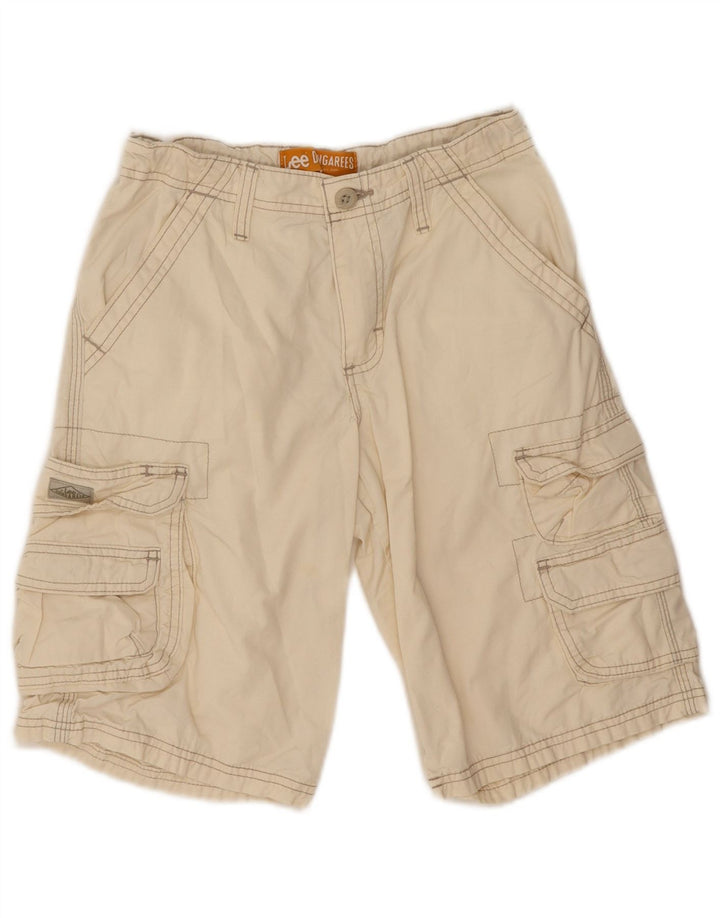 Pantaloncini cargo Lee da bambino 11-12 anni W24 in cotone beige