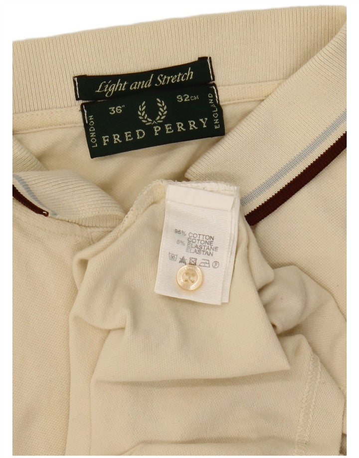 Polo Da Uomo Fred Perry Piccola In Cotone Beige