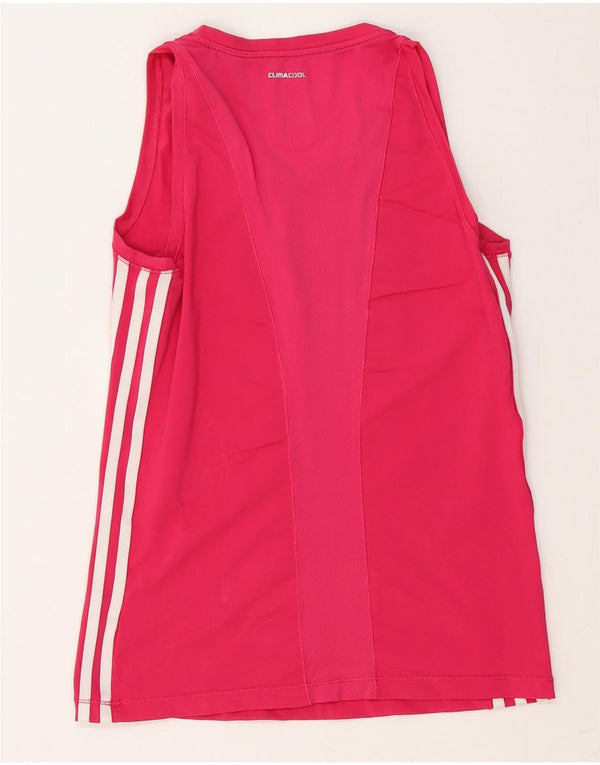 Canotta Adidas Climacool da donna UK 8/10 piccola poliestere rosa