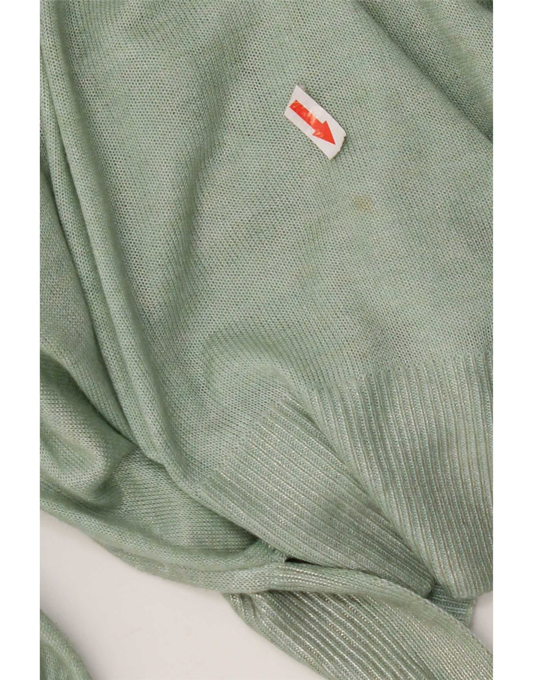 Maglione maglione con scollo a barca da donna Zara UK 14 Verde medio