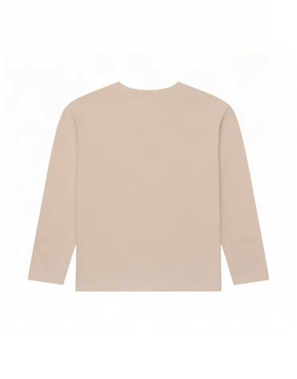 Top Zara da donna a vestibilità comoda a maniche lunghe UK 6 XS bianco