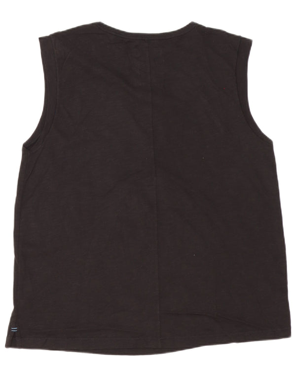 Canotta da donna Fat Face UK 14 grande cotone nero