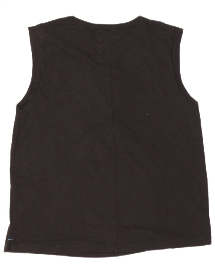 Canotta da donna Fat Face UK 14 grande cotone nero