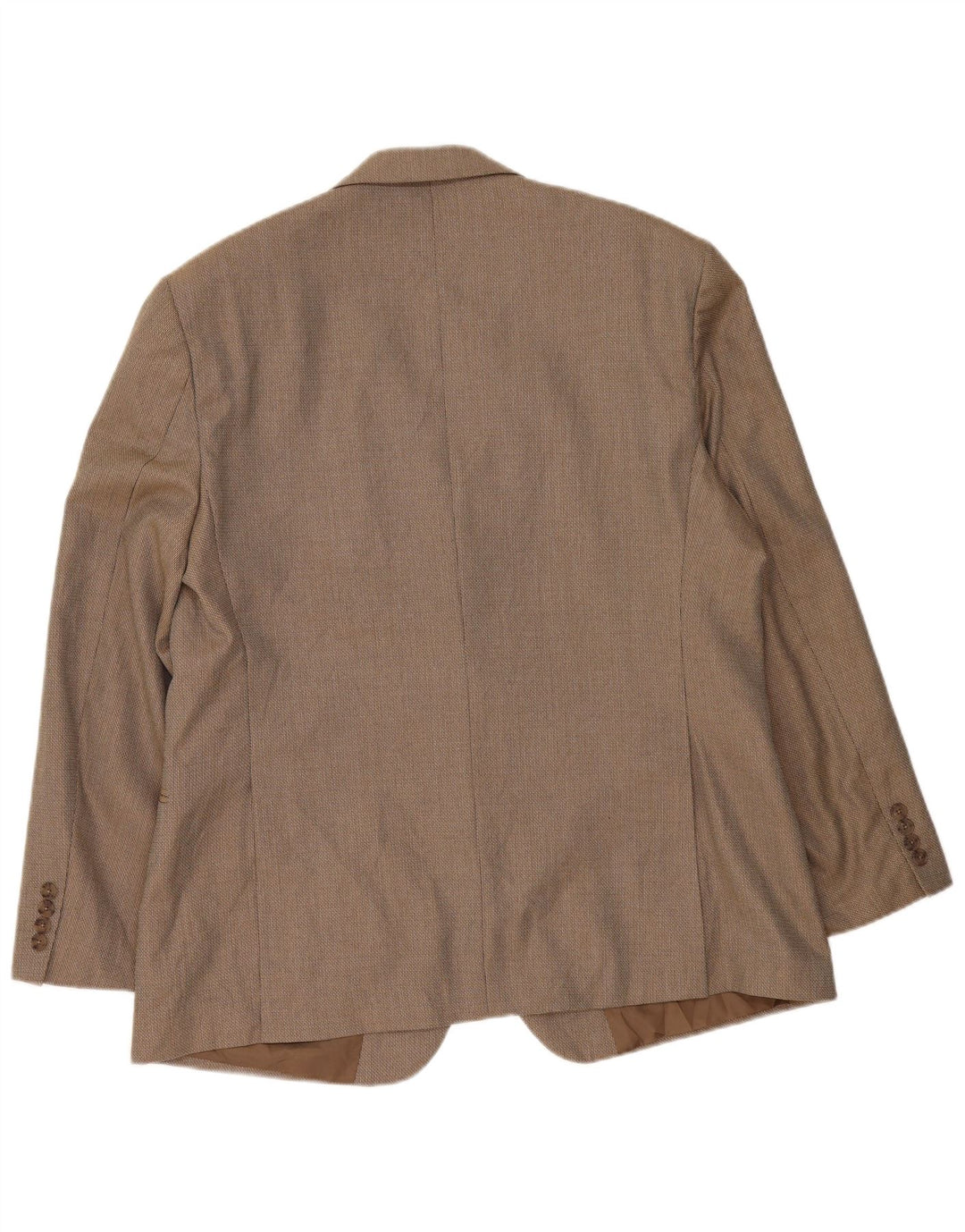 Giacca blazer a 2 bottoni Marks & Spencer da uomo UK 46 XL Poliestere beige