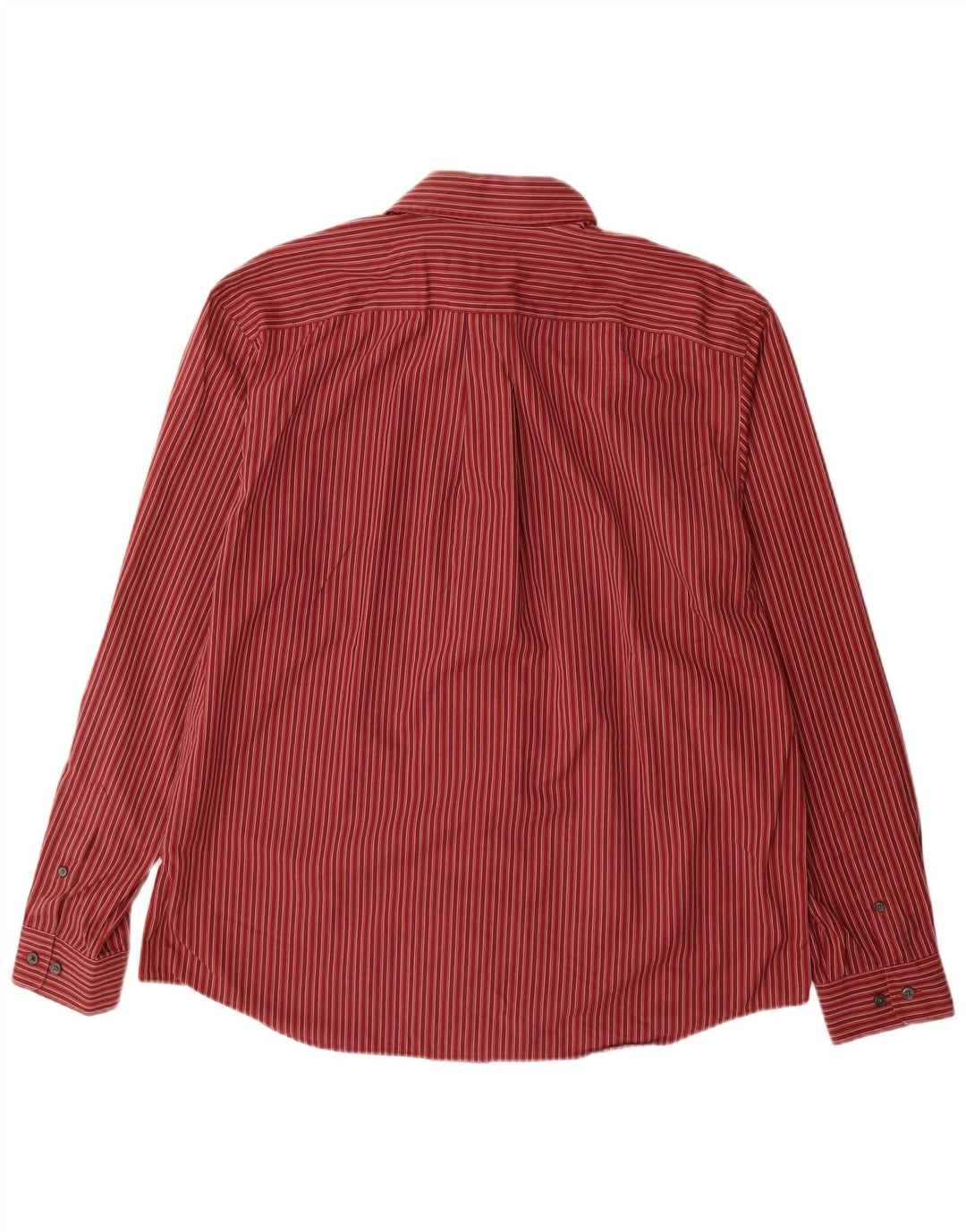 Camicia da uomo EDDIE BAUER grande cotone gessato rosso