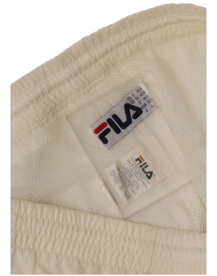 Pantaloni da tuta da uomo FILA Joggers IT 48 Medium Off White Poliammide