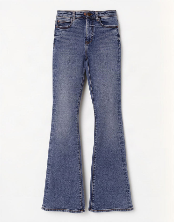 Jeans svasati da donna Zara EU 32 2XS W22 L34 Blu