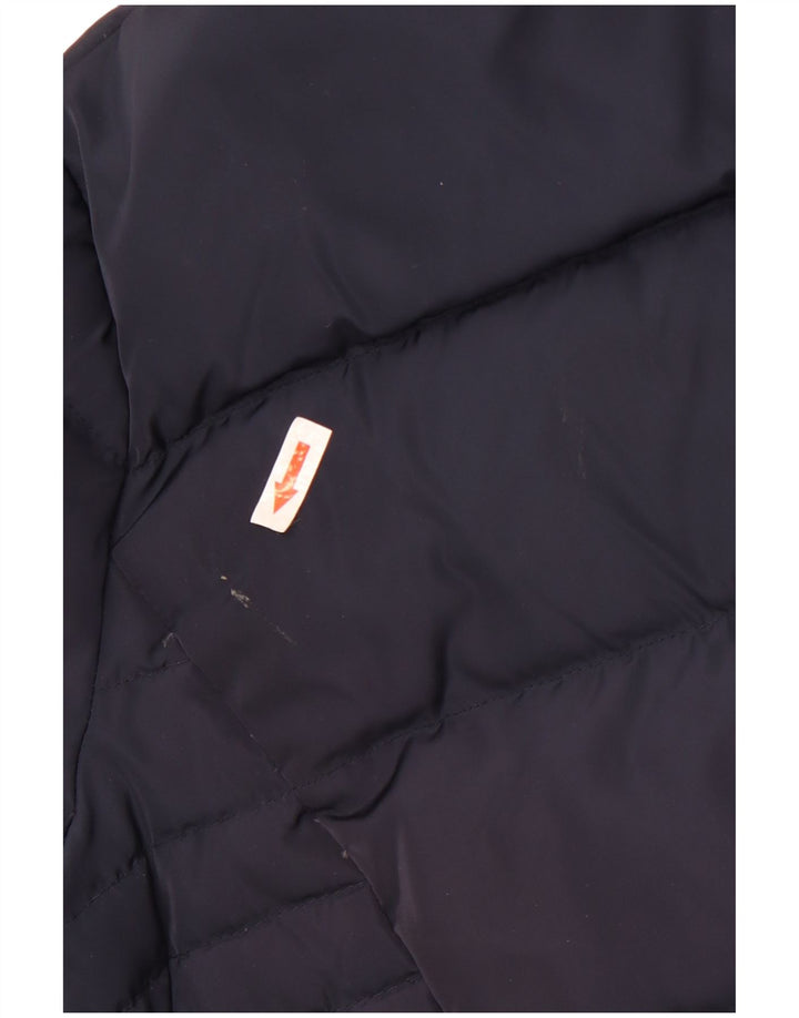 Crew Clothing Giacca imbottita con cappuccio da donna UK 16 Large in poliestere blu navy