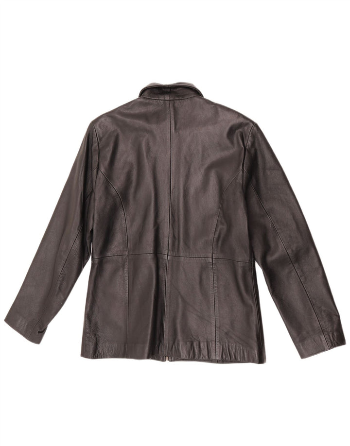 Giacca in pelle da donna Heeli UK 18 XL Pelle nera
