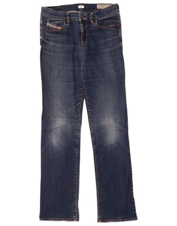 Jeans Bootzee slim dritti bootcut da donna Diesel W30 L32 cotone blu