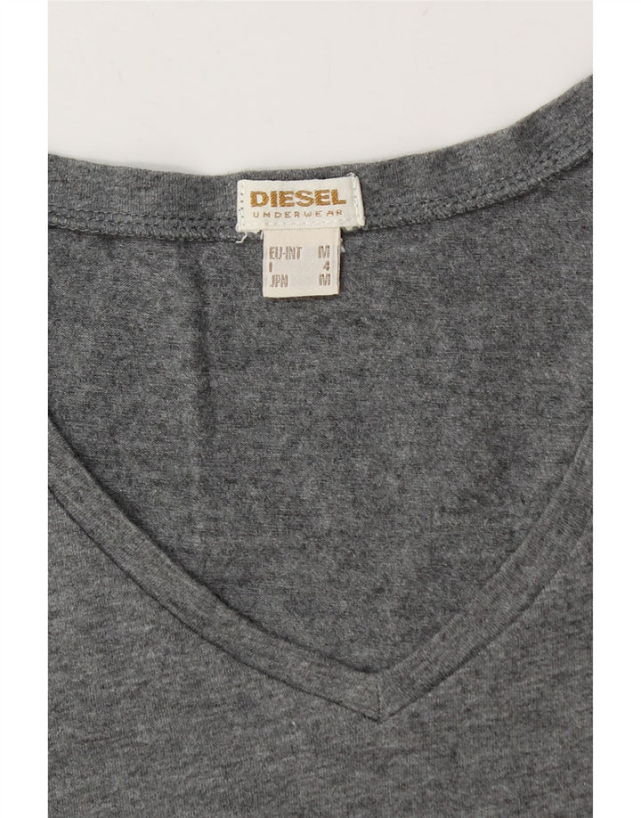 T-shirt da donna DIESEL Top UK 12 Grigio medio