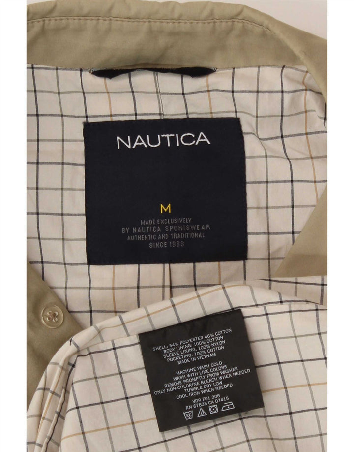 Soprabito da uomo Nautica UK 38 medio poliestere kaki classico