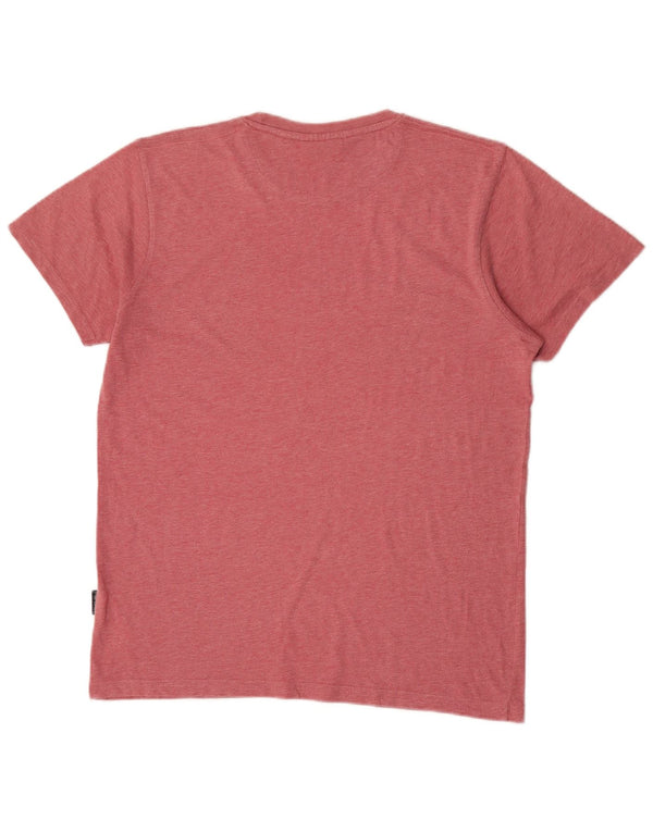 Pierre Cardin T-shirt grafica da uomo Top grande poliestere rosa