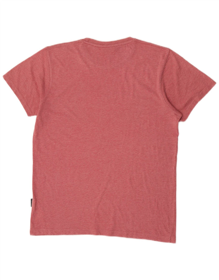 Pierre Cardin T-shirt grafica da uomo Top grande poliestere rosa