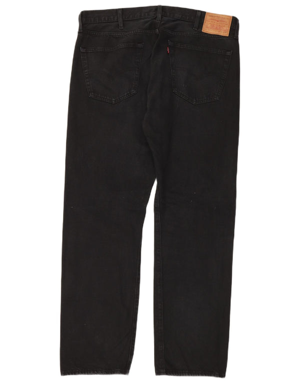 Levi's Uomo 501 Jeans dritti W38 L32 Neri