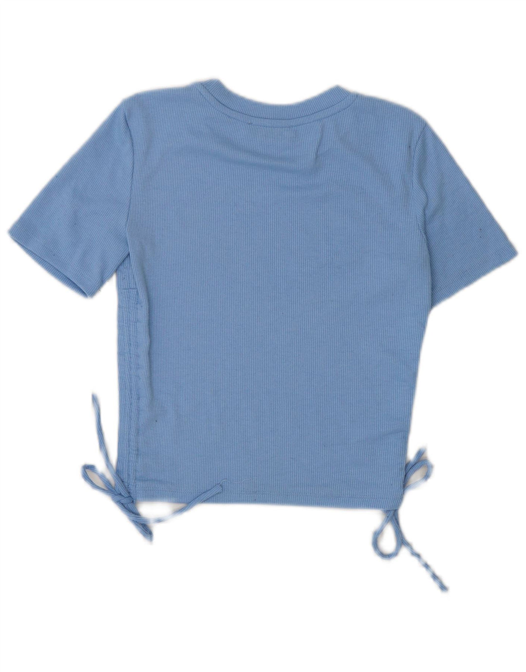 T-shirt corta da donna Zara UK 10 piccola blu