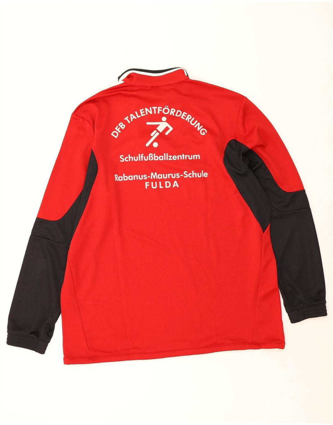 Top della tuta da ginnastica Adidas Climacool Graphic Pullover UK 48/50 XL Rosso