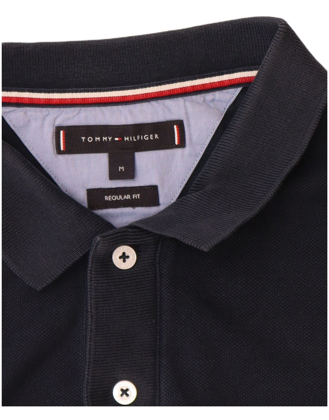 Polo da uomo vestibilità regolare Tommy Hilfiger blu navy medio