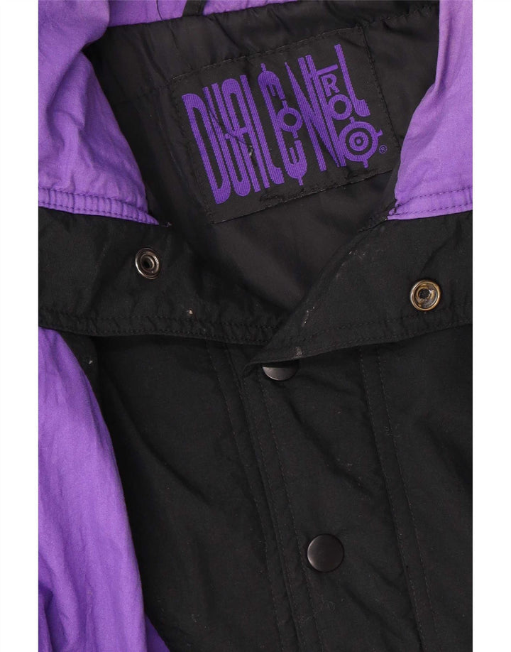 Giacca anorak vintage da uomo UK 40 grande blocco di colore viola