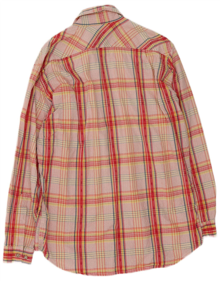 Camicia da uomo Marlboro Classics in cotone a quadri multicolore medio