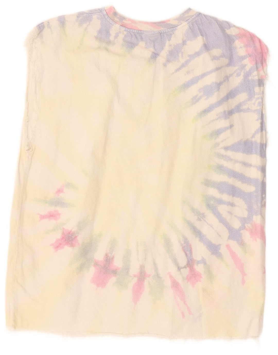 Canotta da uomo Zara piccola in cotone tie-dye multicolore
