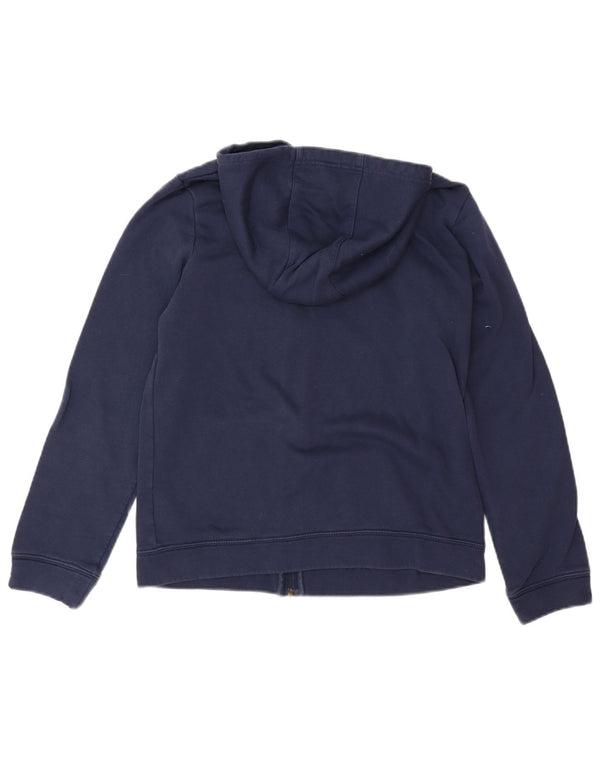 Felpa con cappuccio e zip Nike da ragazzo vestibilità standard 13-14 anni XL cotone blu navy