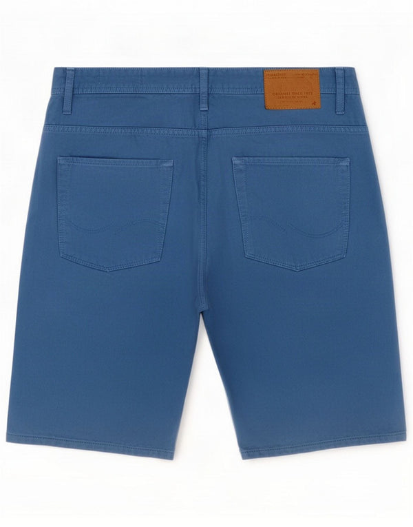 Jack & Jones Pantaloncini casual vestibilità regolare da uomo Large W34 Blu Cotone
