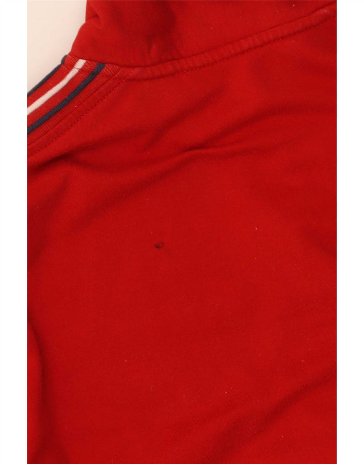 Giacca da tuta da donna Tommy Hilfiger UK 16 grande cotone rosso