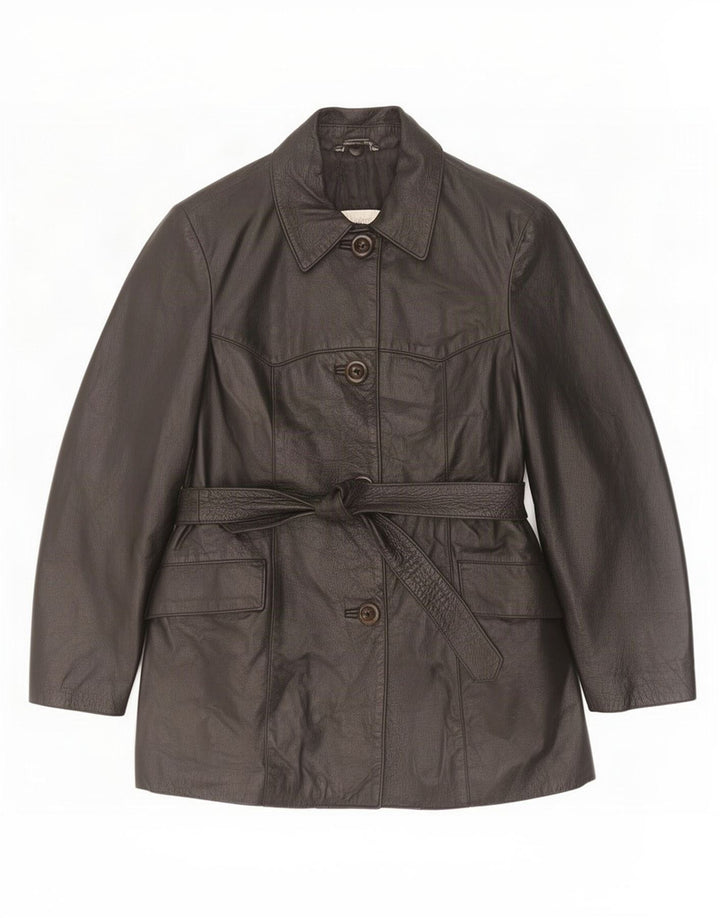 Giacca in Pelle Donna Diletta Lelli IT 40 Small Nera