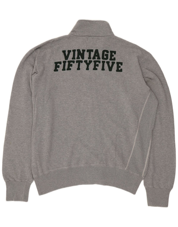 Giacca da ginnastica grafica da uomo VINTAGE XL in cotone grigio