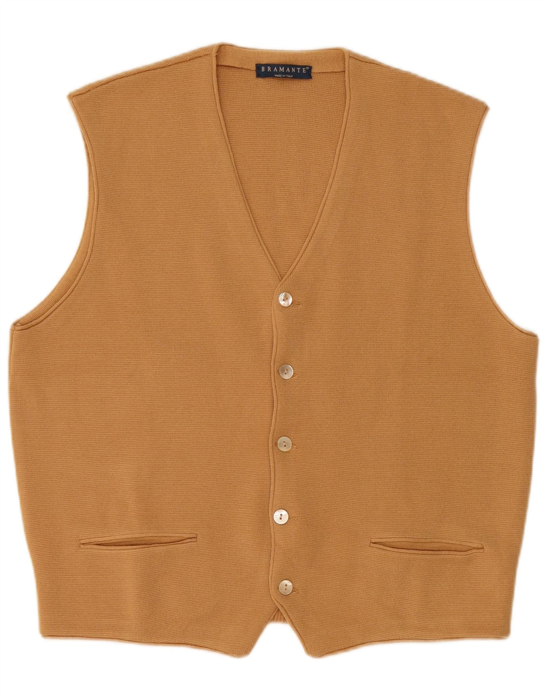 Gilet Uomo Bramante Beige Medio Lana
