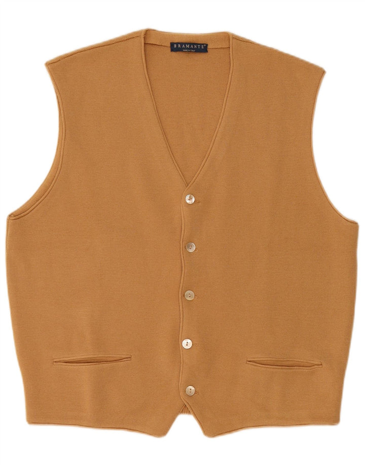 Gilet Uomo Bramante Beige Medio Lana