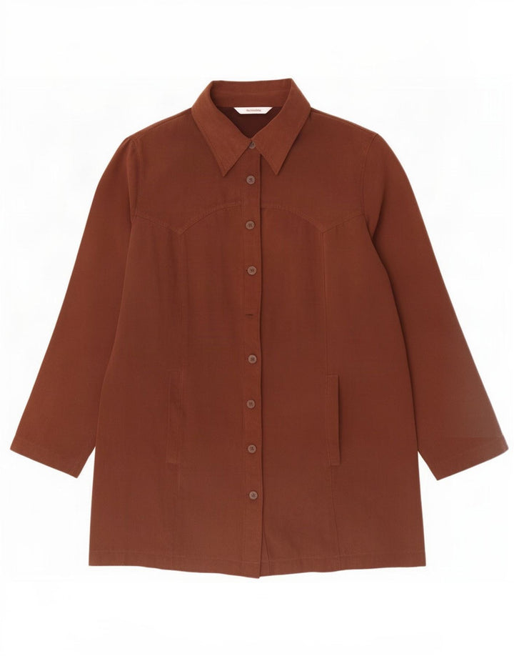 Soprabito da donna in finta pelle scamosciata Westerlind EU 46 XL poliestere marrone