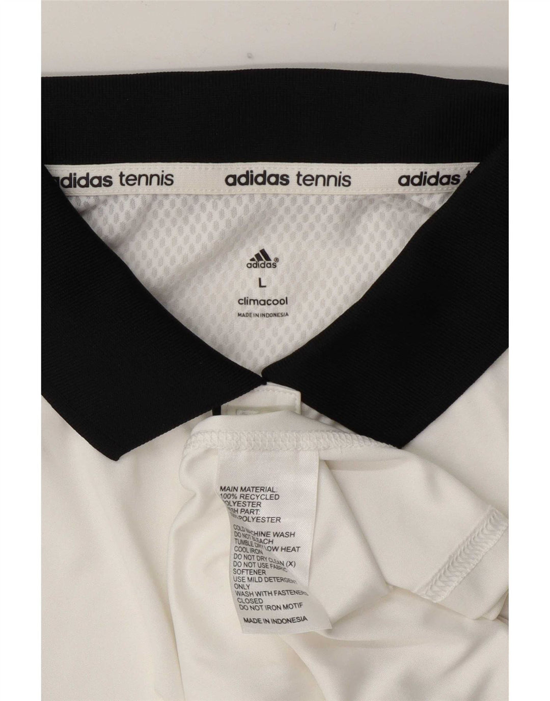Polo da rugby da donna Adidas Climacool UK 16 grande poliestere bianco