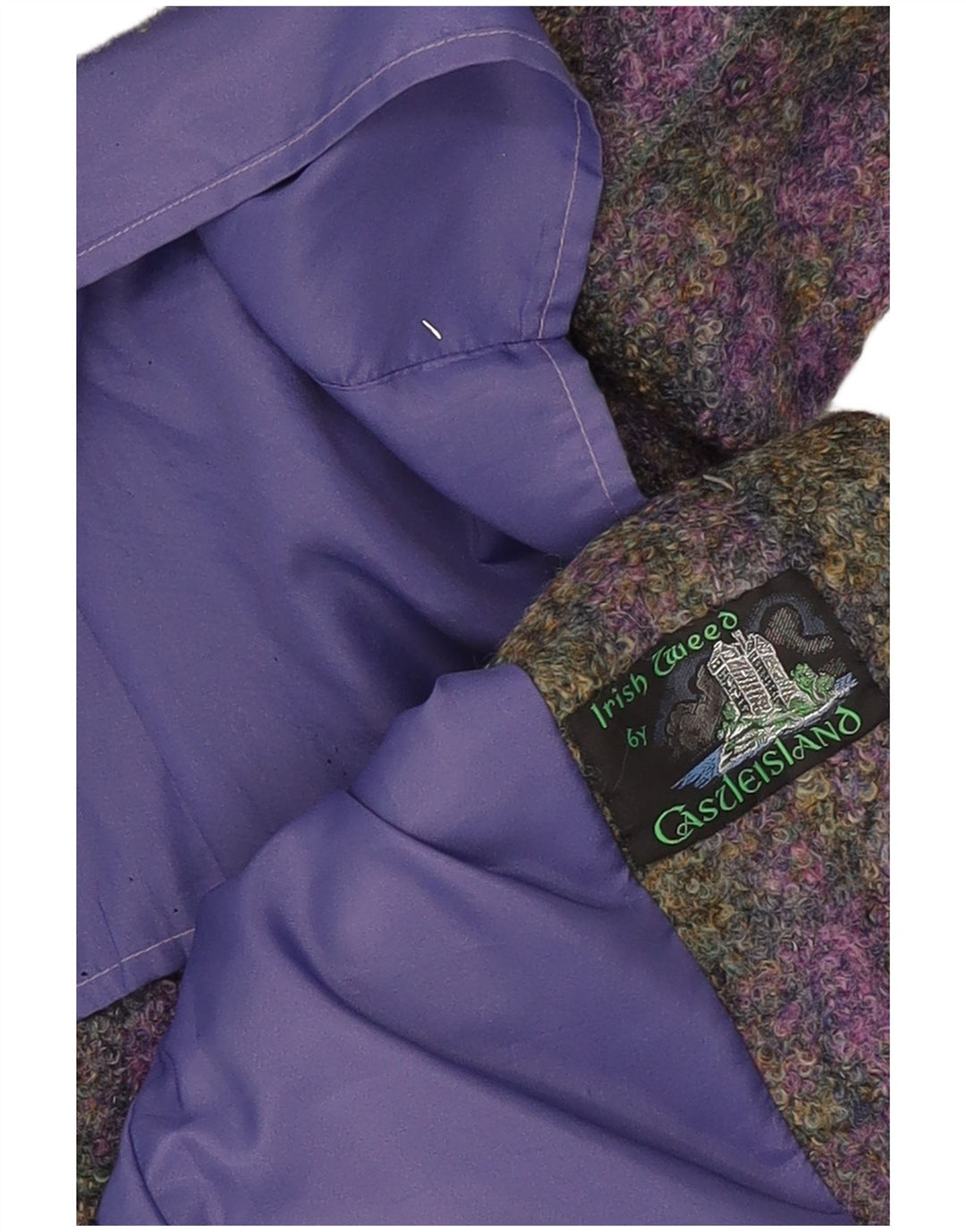 Set gonna 2 pezzi da donna Castleisland UK 12 medio W32 a quadri multicolore