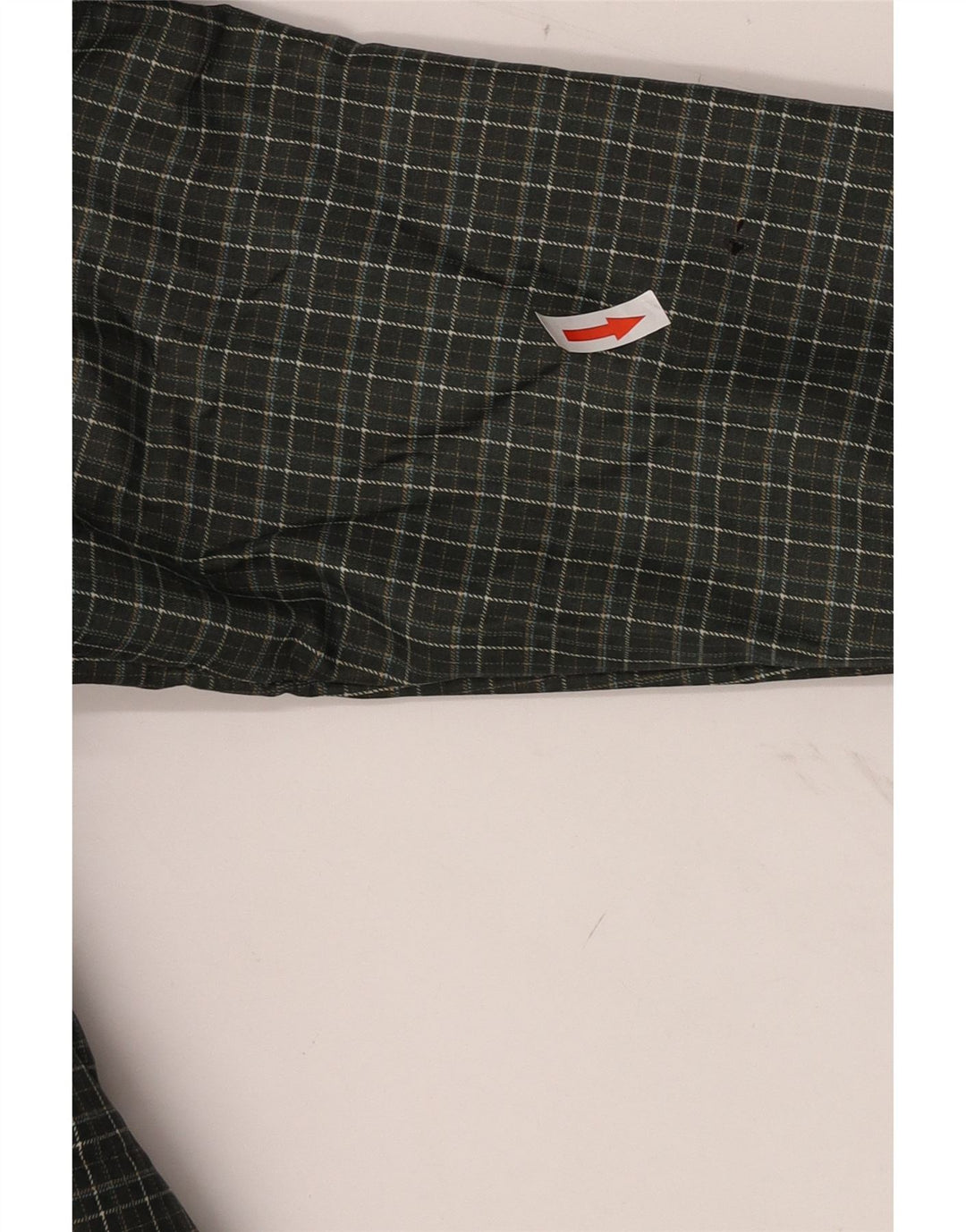 Giubbotto bomber con cappuccio da uomo Zara UK 38 Poliestere a quadri verde medio