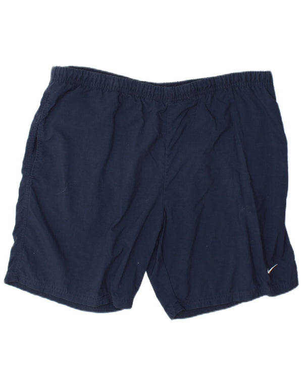 Pantaloncini sportivi Nike da uomo UK 46/47 XL nylon blu navy