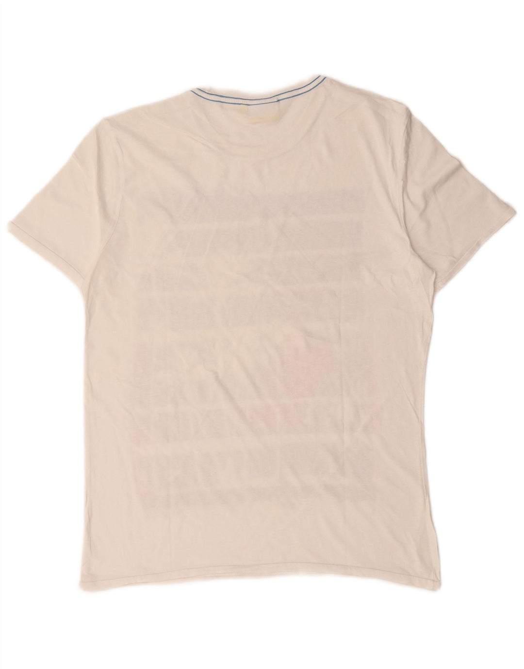 T-shirt grafica da uomo Diadora Top in cotone bianco medio