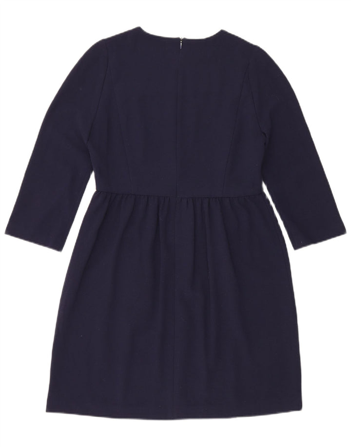 Abito basic da donna Zara con maniche a 3/4 UK 12 blu navy medio