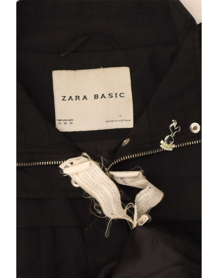 Giacca militare da donna Zara UK 18 XL cotone nero