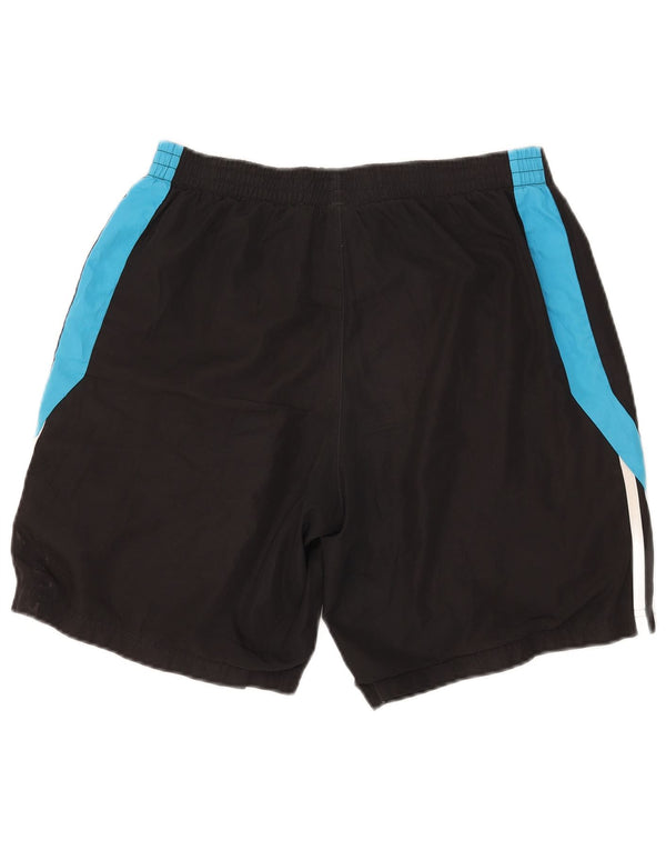 Pantaloncini sportivi da uomo Adidas Medium Black Colourblock in poliestere