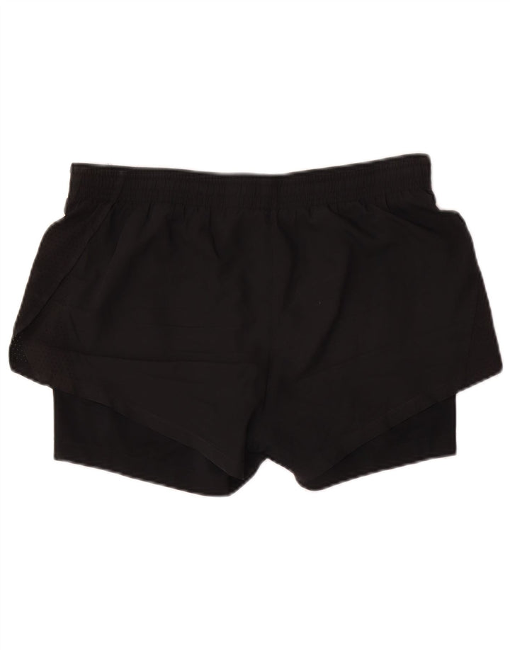 Pantaloncini sportivi Nike da donna Dri Fit UK 14 medio nero poliestere