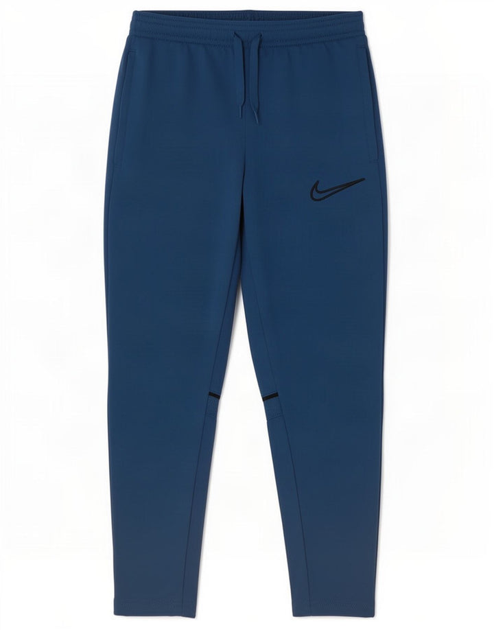 Pantaloni della tuta da ragazzo Nike 10-11 anni in poliestere blu medio